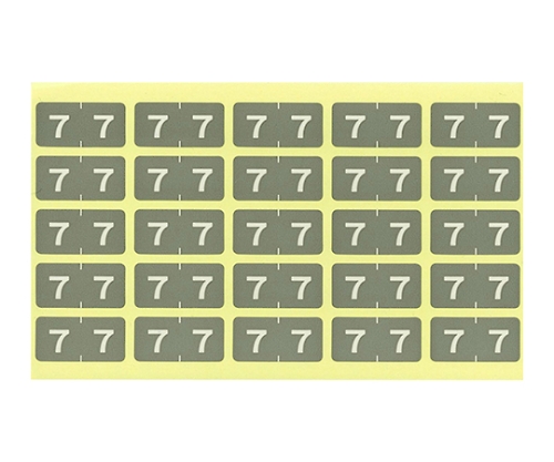 カラーナンバーラベル M 7 HK7753 1パック（250片入）