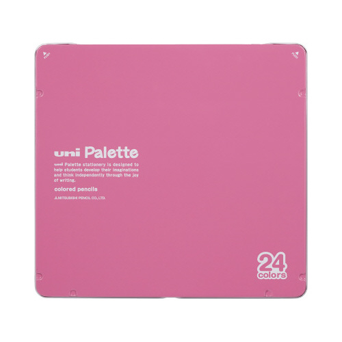 色鉛筆パレット　２４色セット　ピンク