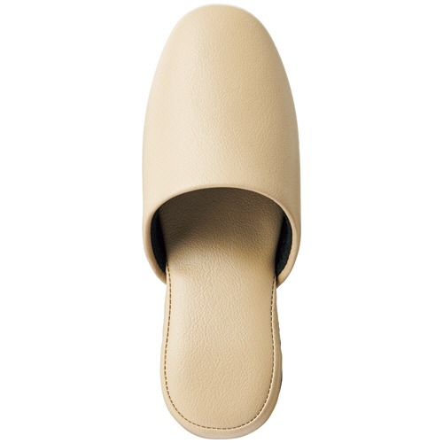 PVCｽﾘｯﾊﾟ 前とじ Mｻｲｽﾞ ﾍﾞｰｼﾞｭ 1ｾｯﾄ(5足)画像