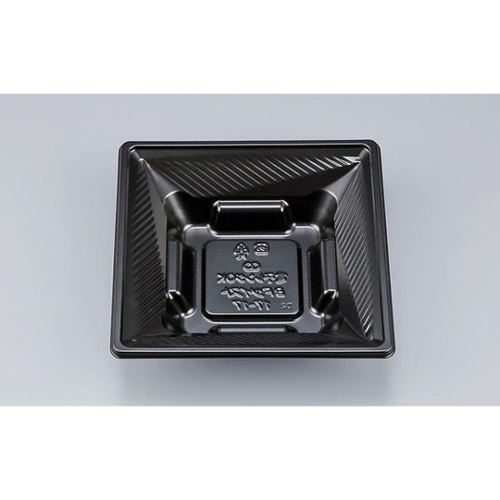 シーピー化成 どんぶり容器 BFツイスト17-17 黒 本体 発泡画像