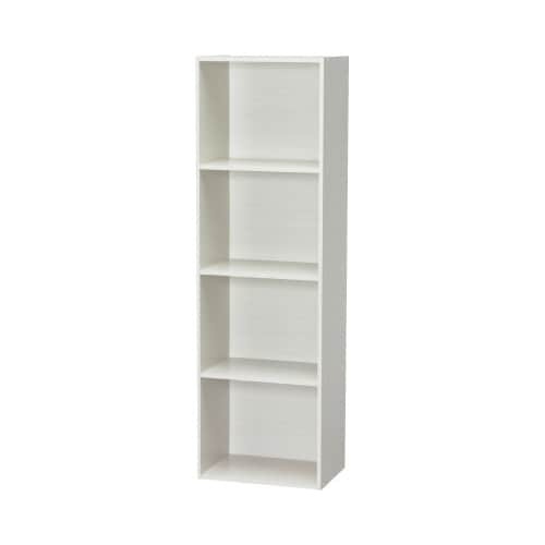 カラーボックス　ＣＸ－４Ｆ　オフホワイト４段画像