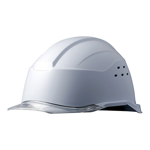 PC製ﾍﾙﾒｯﾄ(ｸﾘｱﾊﾞｲｻﾞｰ･通気孔･KP付) 侍II SC-21PCLV RA3 KP ﾎﾜｲﾄ/ｸﾘｱ 1個画像