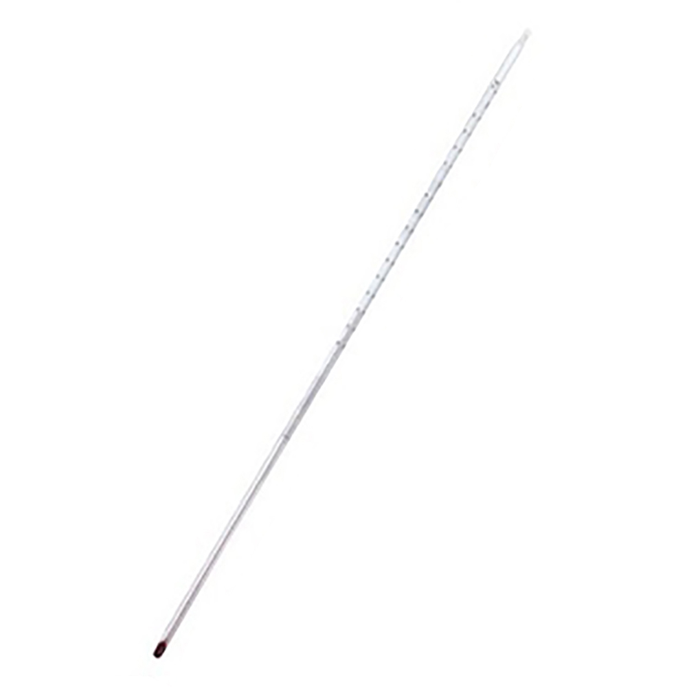 足長赤液棒状温度計　150℃　600mm画像