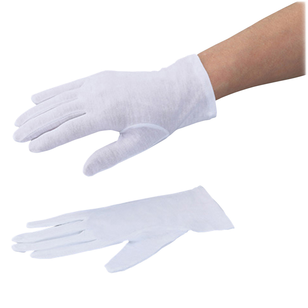 薄手コットンインナー手袋　S（ショート）12双入画像