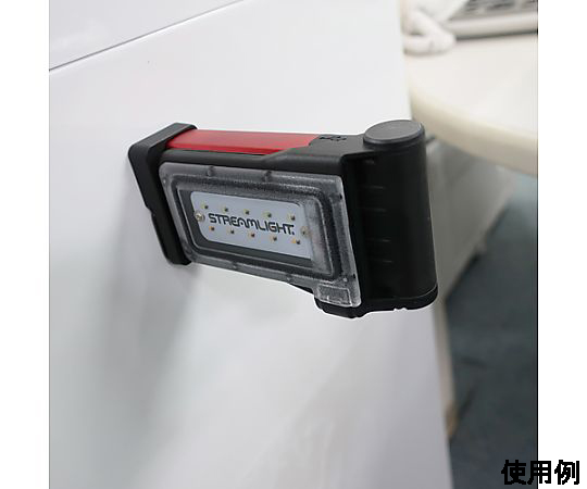 [充電式] LEDライト(白色/ナチュラル色) スイッチが搭載された斜め上から見たライトの様子
