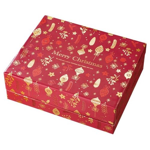 贈答箱 クリスマスオーナメント デザイン貼箱-M(4個) ヘッズ画像