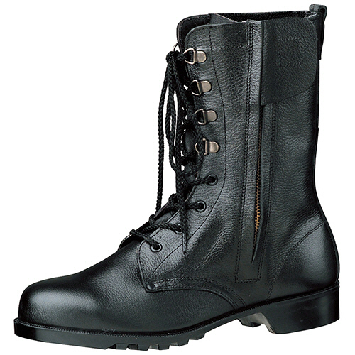 JIS規格 ｺﾞﾑ底安全靴 V2133N ﾁｬｯｸ ﾌﾞﾗｯｸ 28cm 1足画像