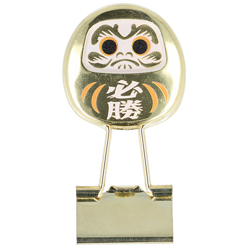 ｺﾞｰﾙﾄﾞだるまｸﾘｯﾌﾟ 1ｾｯﾄ(5個)画像