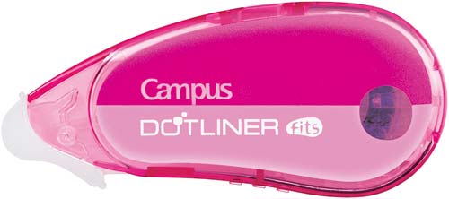 テープのり＜ドットライナーフィッツ＞本体ピンク５個画像
