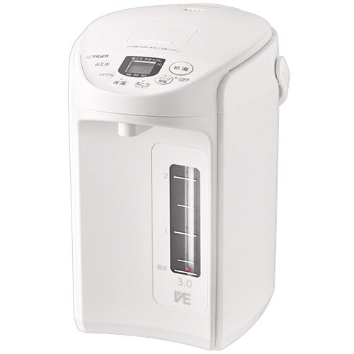 VE電気まほうびん とく子さん 3.0L ｸｰﾙﾎﾜｲﾄ 1台画像