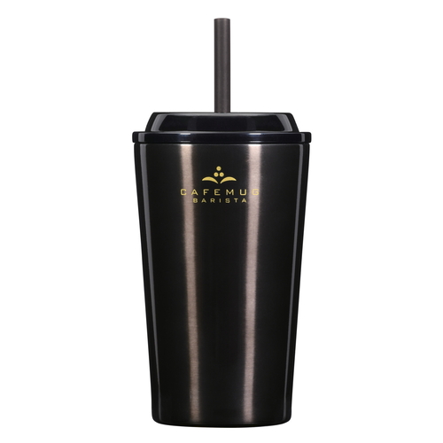 タンブラー カフェマグバリスタ ストロータンブラー 400ml ブラック画像