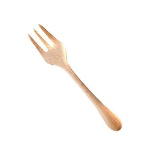 フォーク 木 長さ12.5cm S knob 木製 カトラリー 食器画像