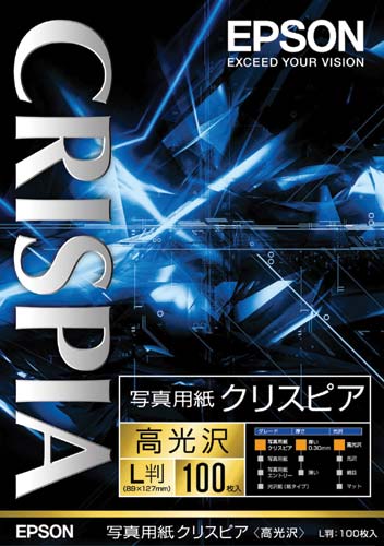 写真用紙クリスピア　高光沢　Ｌ判　１冊（１００枚）画像