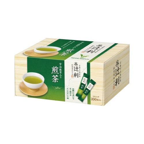 辻利　宇治抹茶入り煎茶　スティック　１００本画像