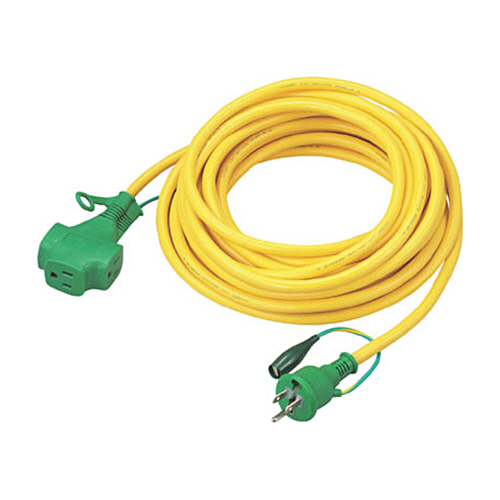 ﾄﾘﾌﾟﾙﾎﾟｯｷﾝ延長ｺｰﾄﾞｱｰｽ付き 10m 黄 1本画像