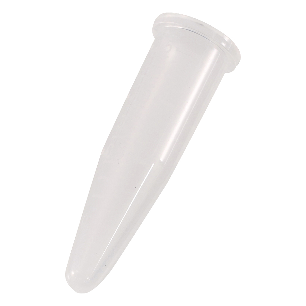 QSP マイクロチューブ 1.5mL 目盛付 キャップなし 40.2mm バルク(1000本入) クリアー画像