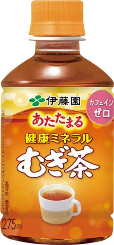 ホット用　健康ミネラルむぎ茶　２７５ｍｌ　２４本画像