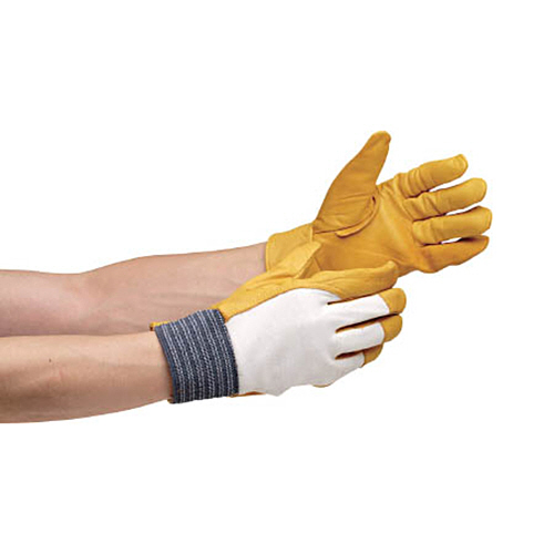 牛表革手袋 MT-14D 甲ﾒﾘﾔｽ 黄 1双画像