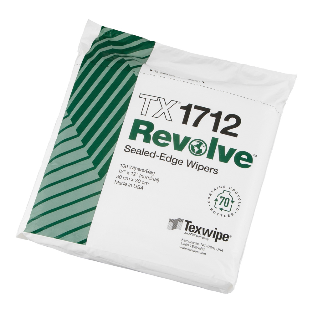 再生ポリエステルワイパー・リボルブ 300×300mm 未滅菌 100枚入画像