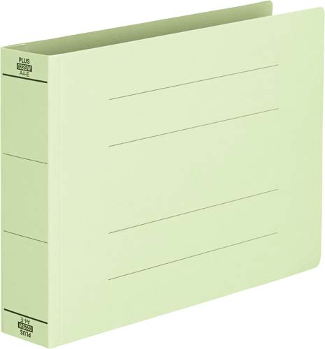 フラットファイル厚とじ５００　Ａ４Ｅ　グリーン１冊画像