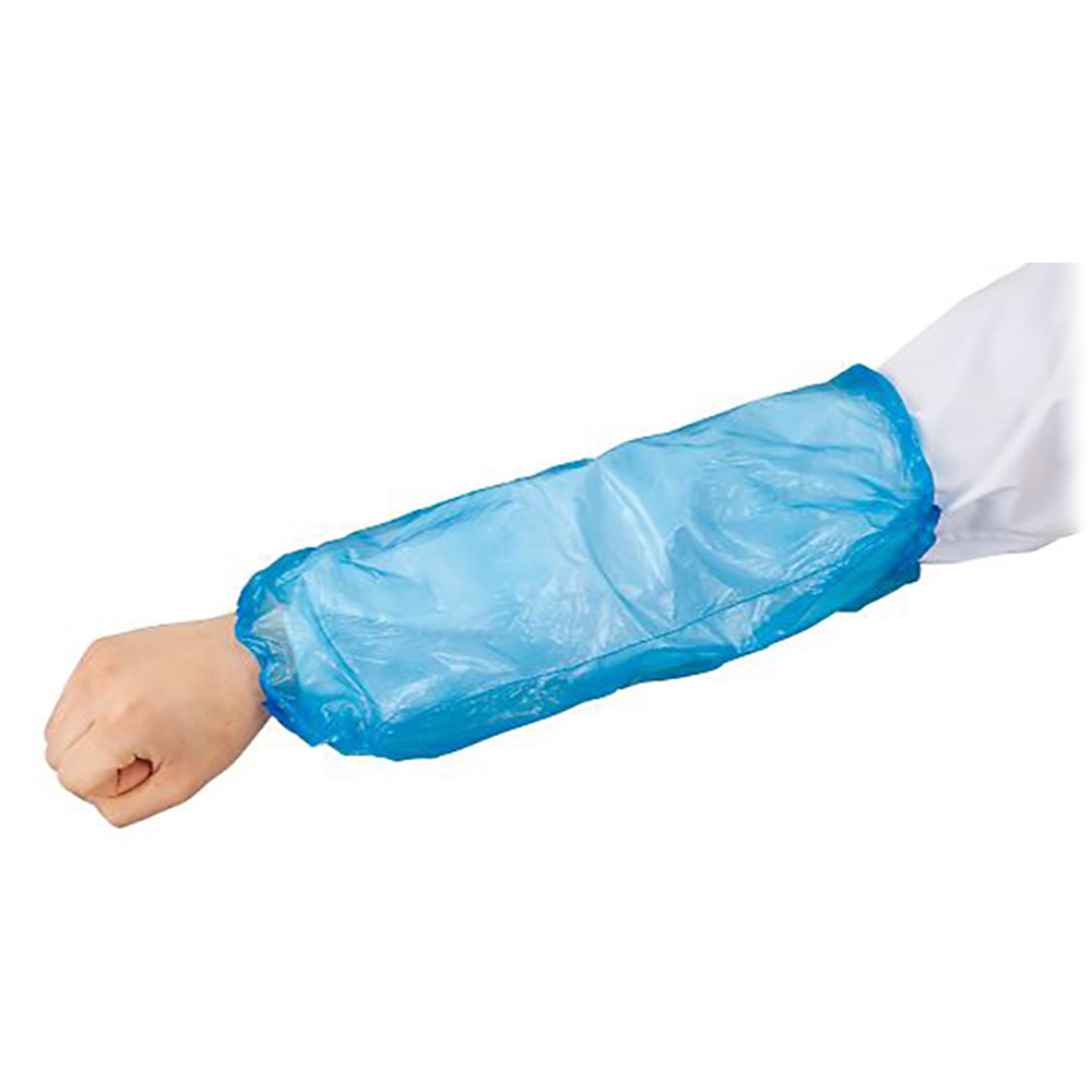ディスポ腕カバー 青 100枚入画像