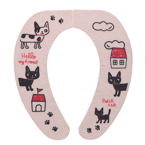 おくだけ吸着 消臭ﾍﾞﾝｻﾞｼｰﾄ おさんぽねこ 1組