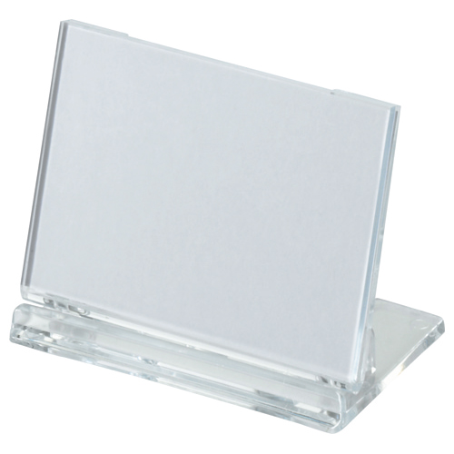ｶｰﾄﾞ立て 可動式 W65×H45mm 透明 1個画像