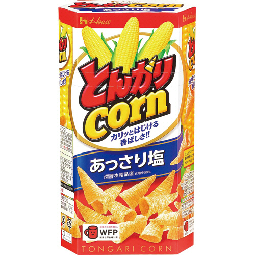 とんがりｺｰﾝ あっさり塩 68g 1箱画像