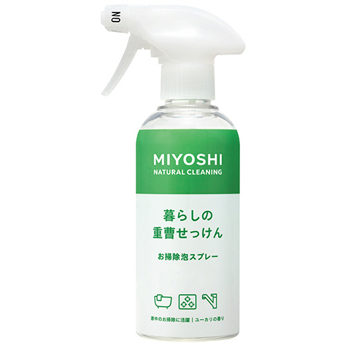 暮らしの重曹せっけん お掃除泡ｽﾌﾟﾚｰ 本体 280mL 1本画像
