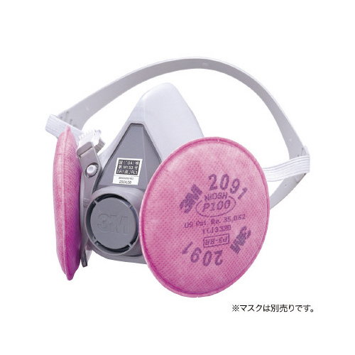 取替え式防じんマスク用濾過材画像