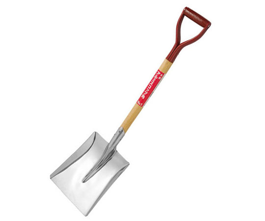 ZAC　木柄アルミ角スコップ　No.1画像