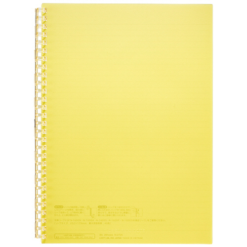 ｵｰﾌﾟﾝﾘﾝｸﾞﾉｰﾄ ｾﾐB5 29穴 B罫 ﾘｰﾌ30枚付属 ｲｴﾛｰ 1冊画像