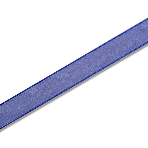 HEIKO Fオーガンジーリボン 24mm幅×30m巻 紫紺画像