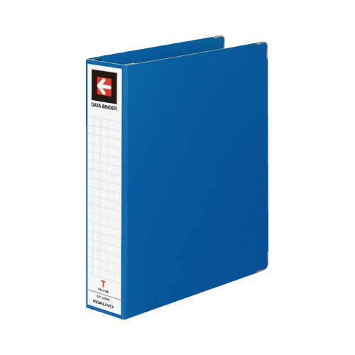 データバインダーＴ型ワイド縦１１×横９　２２穴　青画像
