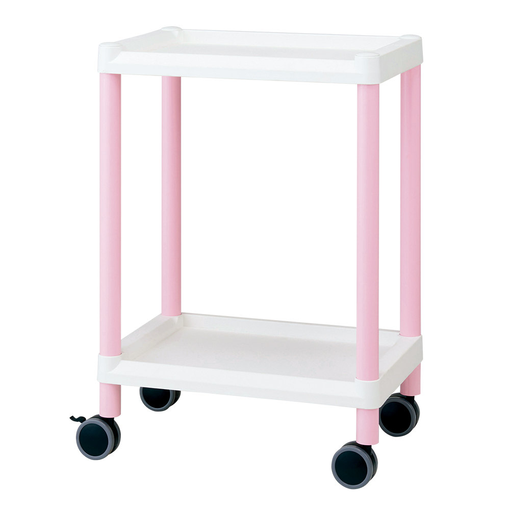 モバイルイージーカート 2段 645×444×760　ピンク