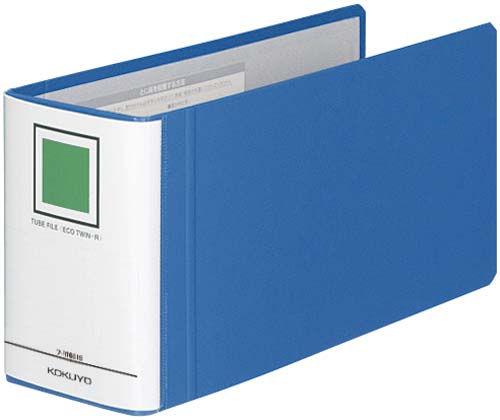 チューブエコツインＲ青統一伝票背幅９５ｍｍ１２冊超画像