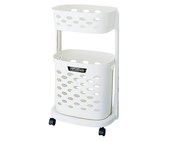 脱衣カゴ［ランドリーR］ ホワイト画像