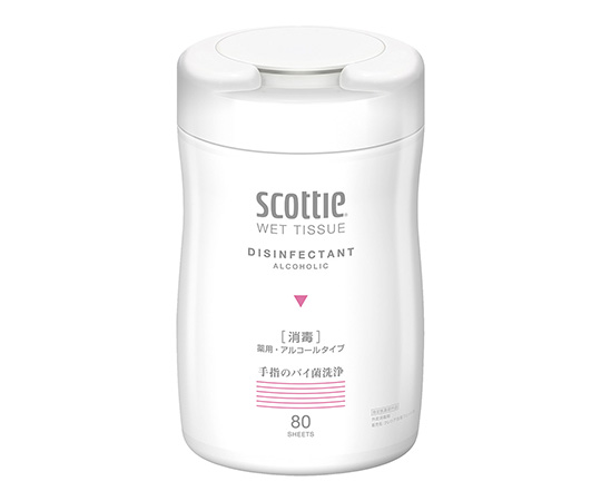 消毒ウェットタオル　ボトル　80枚入画像