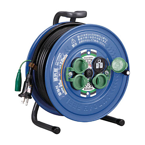 防雨型ｻﾝﾃﾞｰﾚｲﾝﾎﾞｰﾘｰﾙ 単相100Vｱｰｽ付 30m 1台