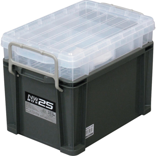 NWﾎﾞｯｸｽ #25 ｸﾞﾚｰ 1個画像