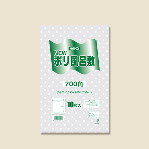 Nポリ風呂敷 700角 透明 水玉画像