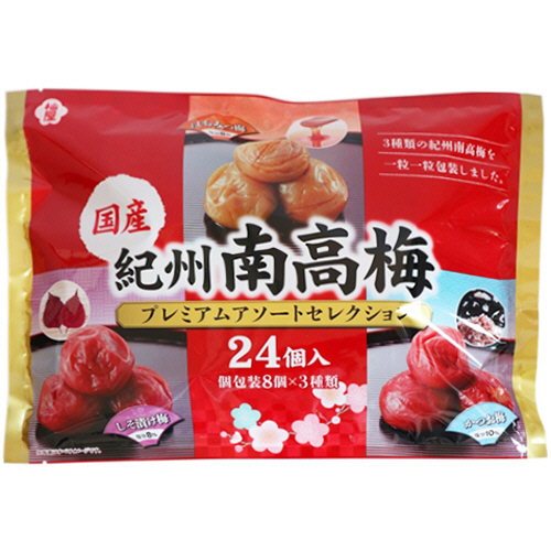 紀州南高梅ｱｿｰﾄｾﾚｸｼｮﾝ 1ﾊﾟｯｸ(24個)