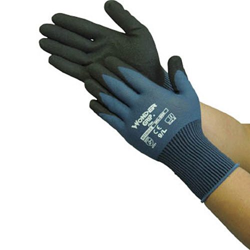 WONDER GRIP ﾌﾚｯｸｽ ｽﾁｰﾙﾌﾞﾙｰ XL 1双画像