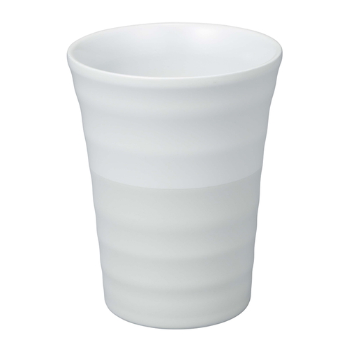タンブラー 300ml 陶器のような保温ステンレスタンブラー300 ゆらぎ グレー画像