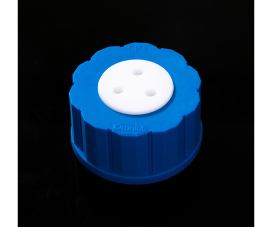 オムニフィット（R）ルアーポート付きGL45ボトルキャップ 3ポート フィルター＆チェックバルブ無画像