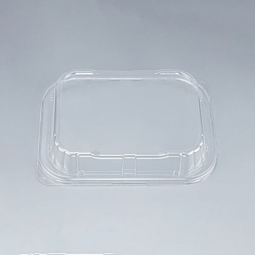 BFNプレスク4 嵌合蓋 [小箱販売] 白色の蓋が横から見える状態で、四隅に丸みを帯びたデザインが特徴。