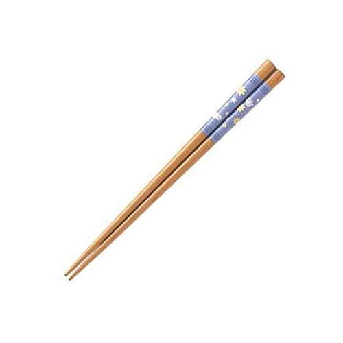 お箸 18cm 子供用 みつばち ブルー画像