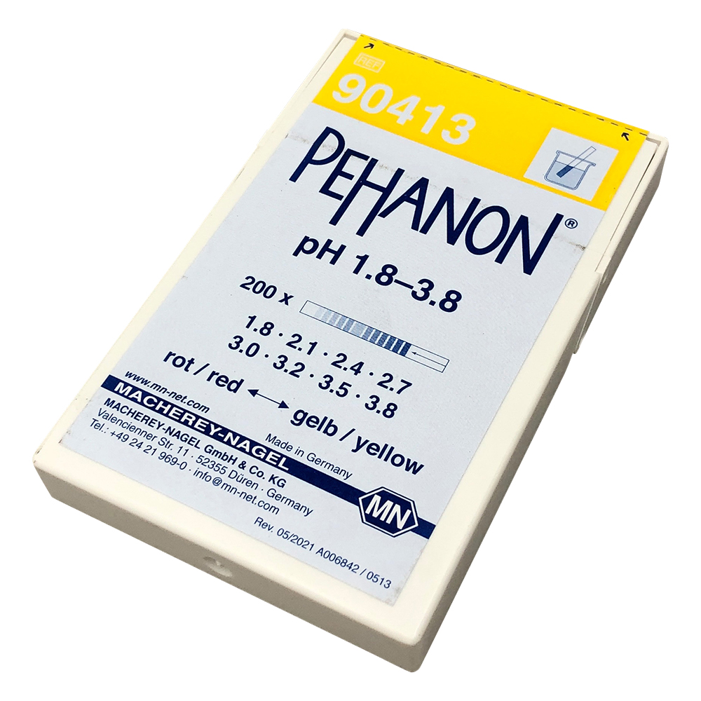 ストライプpH試験紙（PEHANON） pH1.8-3.8 1箱（200枚入）画像