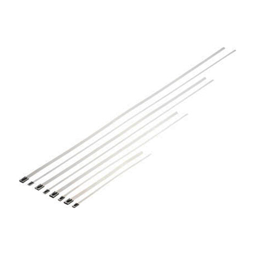 MLTｽﾃﾝﾚｽﾊﾞﾝﾄﾞ ｼﾙﾊﾞｰ 幅4.3×長さ363mm 1ﾊﾟｯｸ(100本)画像