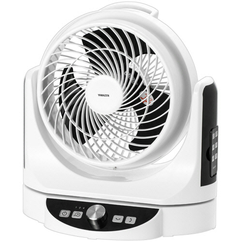 DCｻｰｷｭﾚｰﾀｰ 23cm 上下左右首振り ﾎﾜｲﾄﾌﾞﾗｯｸ 1台